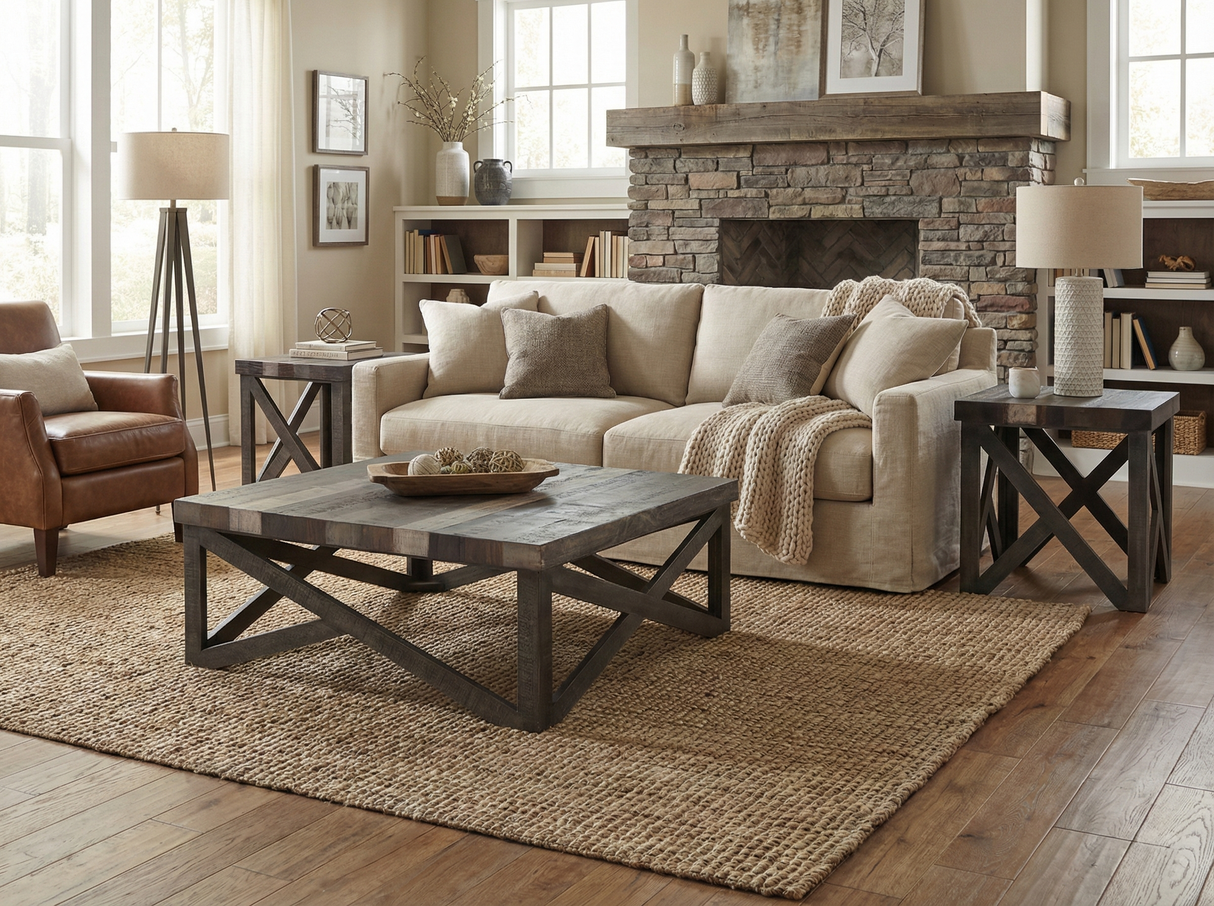 WESTMINISTER 3 PIECE COFFEE TABLE SET