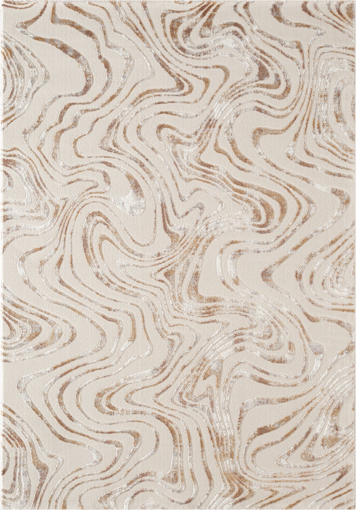 .Betsi Cream Power-Loomed Area Rug - 6' 6" x 9' 0"