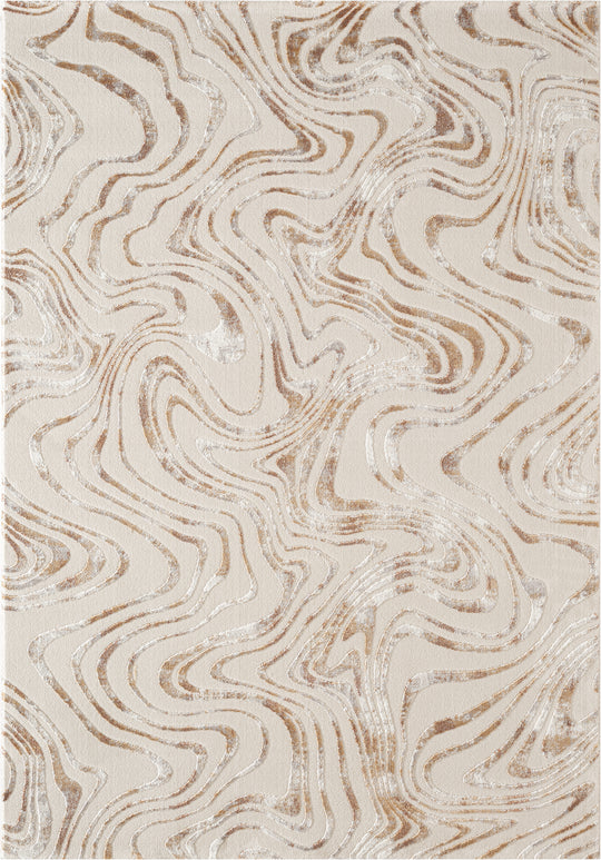 .Betsi Cream Power-Loomed Area Rug - 6' 6" x 9' 0"