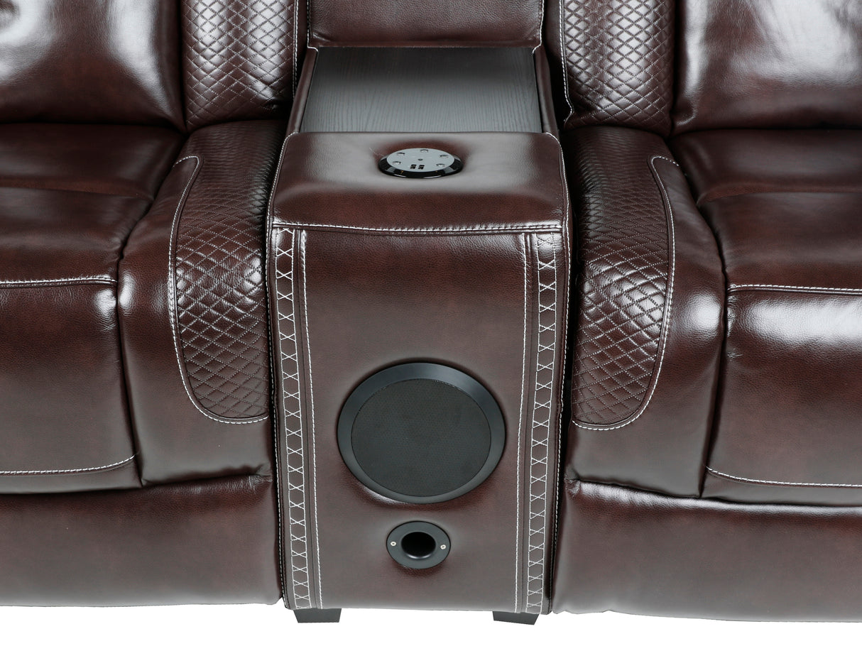 3-Piece Power Recline Home Theater Seating by Sara Collections | Bel Furniture