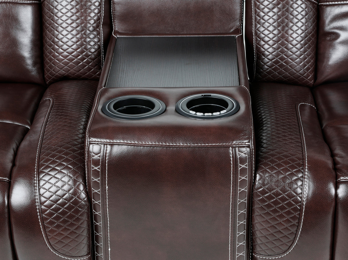3-Piece Power Recline Home Theater Seating by Sara Collections | Bel Furniture