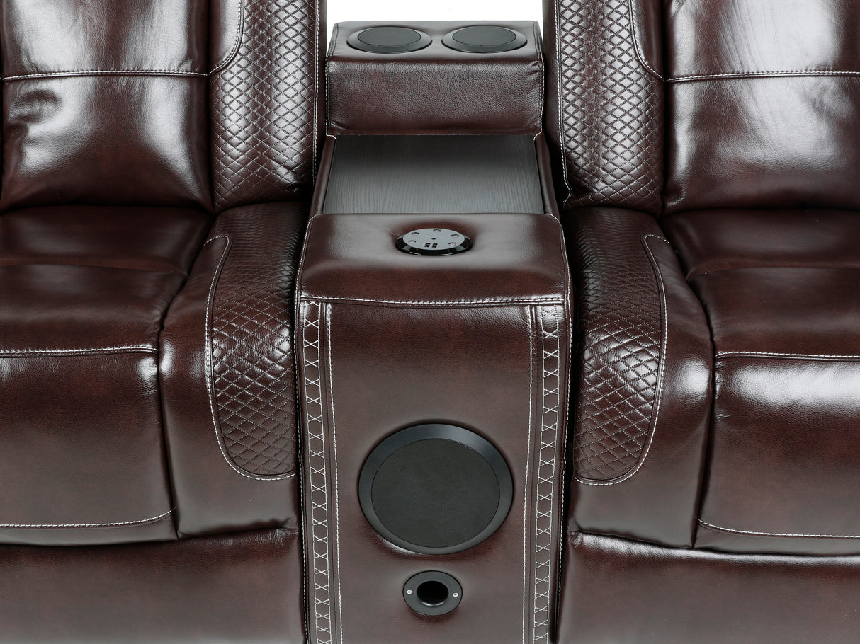 3-Piece Power Recline Home Theater Seating by Sara Collections | Bel Furniture