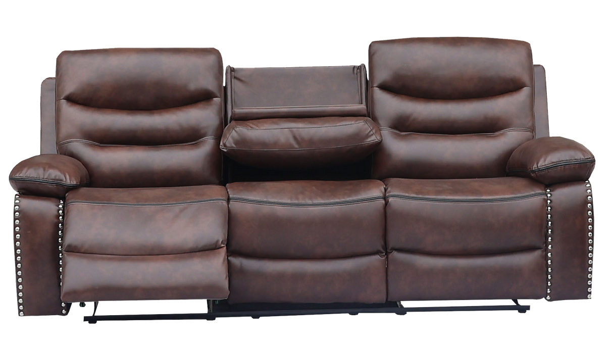 3 Piece Living Room Set: Power Reclining Sofa, Power Reclining Chair, Stationary Loveseat by Sara Collections | Bel Furniture
