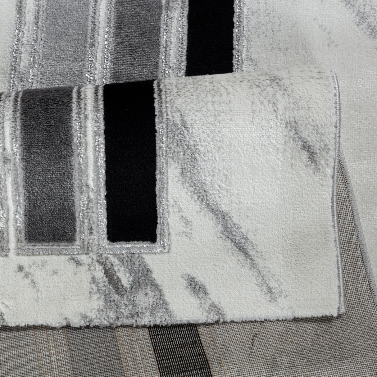 Close-up of a textured fabric with a patterned design