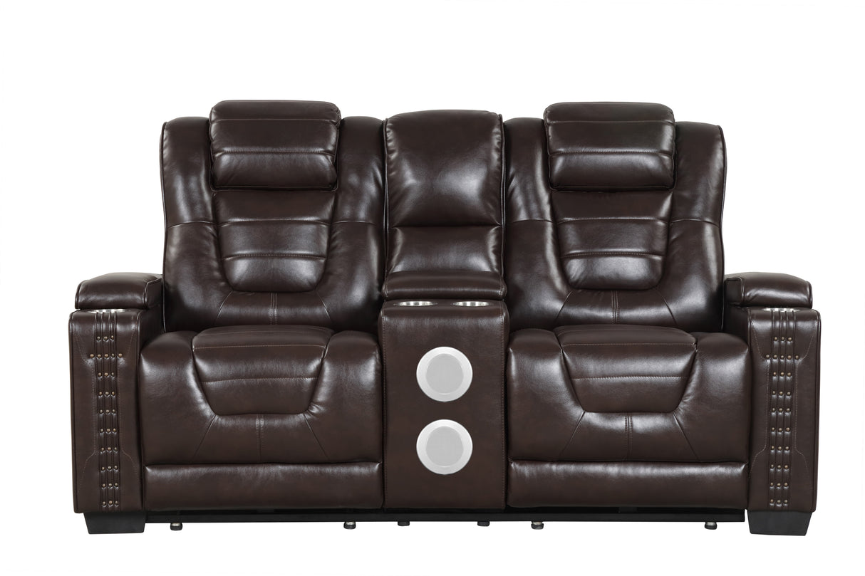 3 Piece Power Reclining Living Room Set by Sara Collections | Bel Furniture