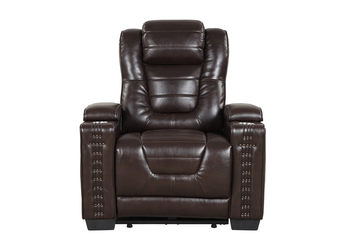 3 Piece Power Reclining Living Room Set by Sara Collections | Bel Furniture