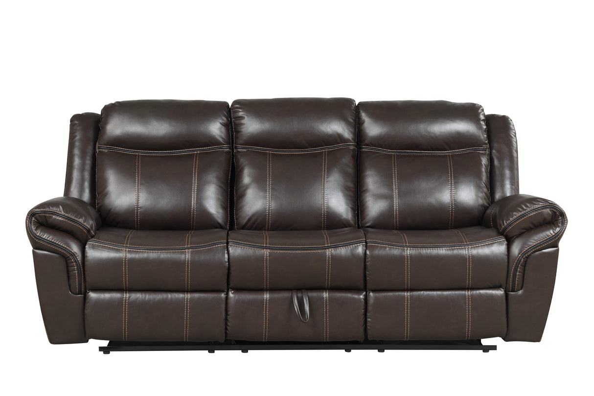 3 Piece Living Room Set: Power Reclining Sofa, Power Reclining Chair, Stationary Loveseat by Sara Collections | Bel Furniture