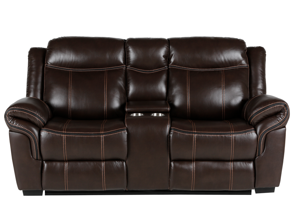 3 Piece Living Room Set: Power Reclining Sofa, Power Reclining Chair, Stationary Loveseat by Sara Collections | Bel Furniture