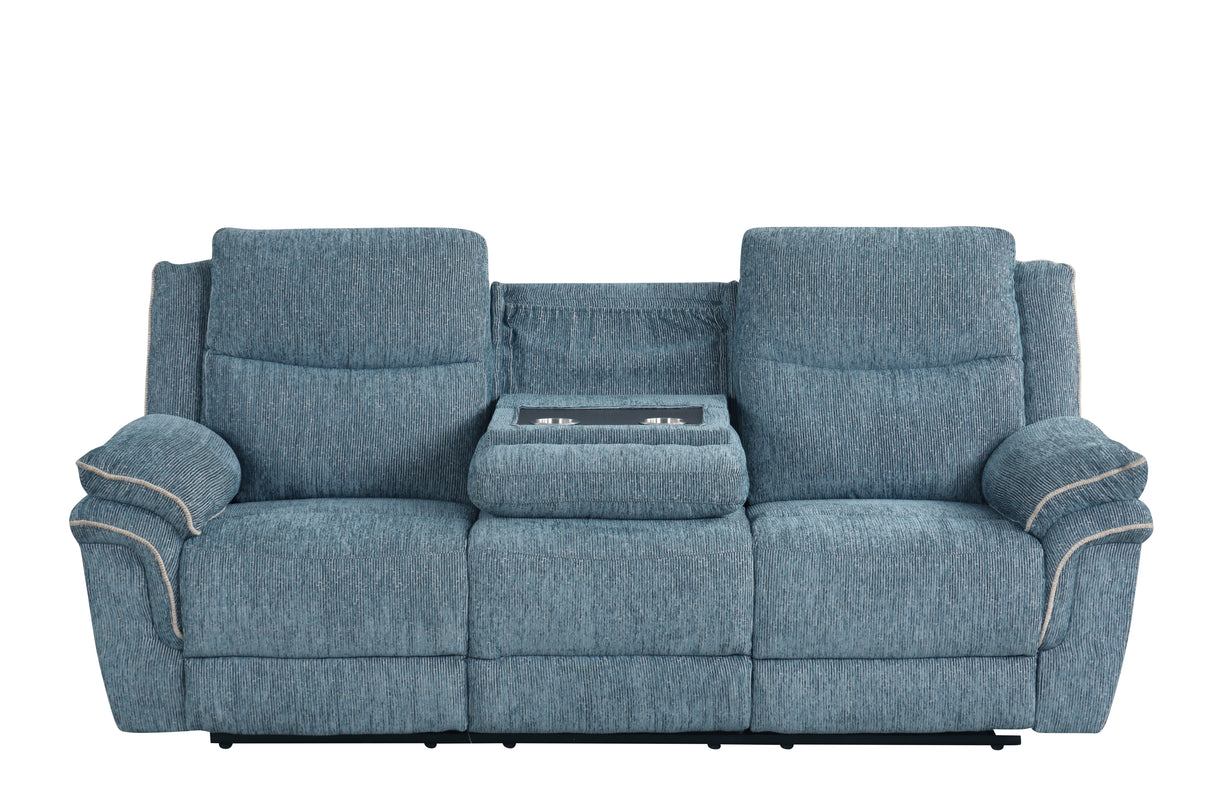 3 Piece Power Reclining Living Room Set by Sara Collections | Bel Furniture
