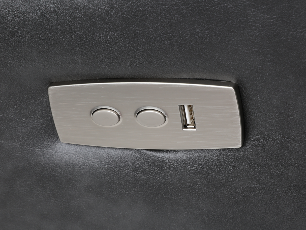 3 Piece Living Room Set: Power Reclining Sofa, Power Reclining Chair, Stationary Loveseat by Sara Collections | Bel Furniture