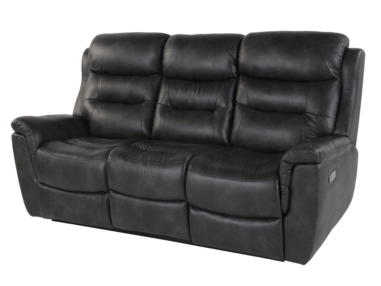 3 Piece Living Room Set: Power Reclining Sofa, Power Reclining Chair, Stationary Loveseat by Sara Collections | Bel Furniture