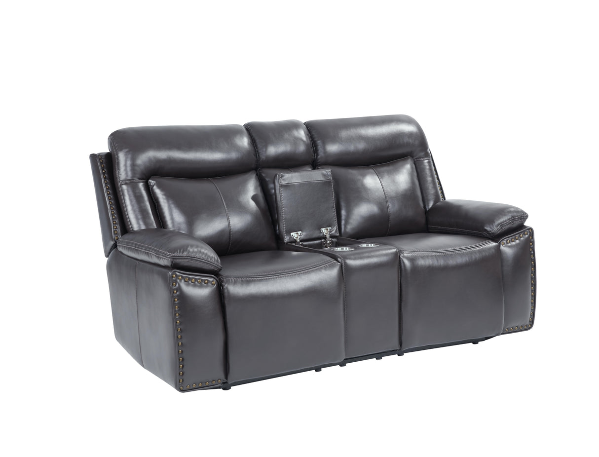 3 Piece Living Room Set: Power Reclining Sofa, Power Reclining Chair, Stationary Loveseat by Sara Collections | Bel Furniture