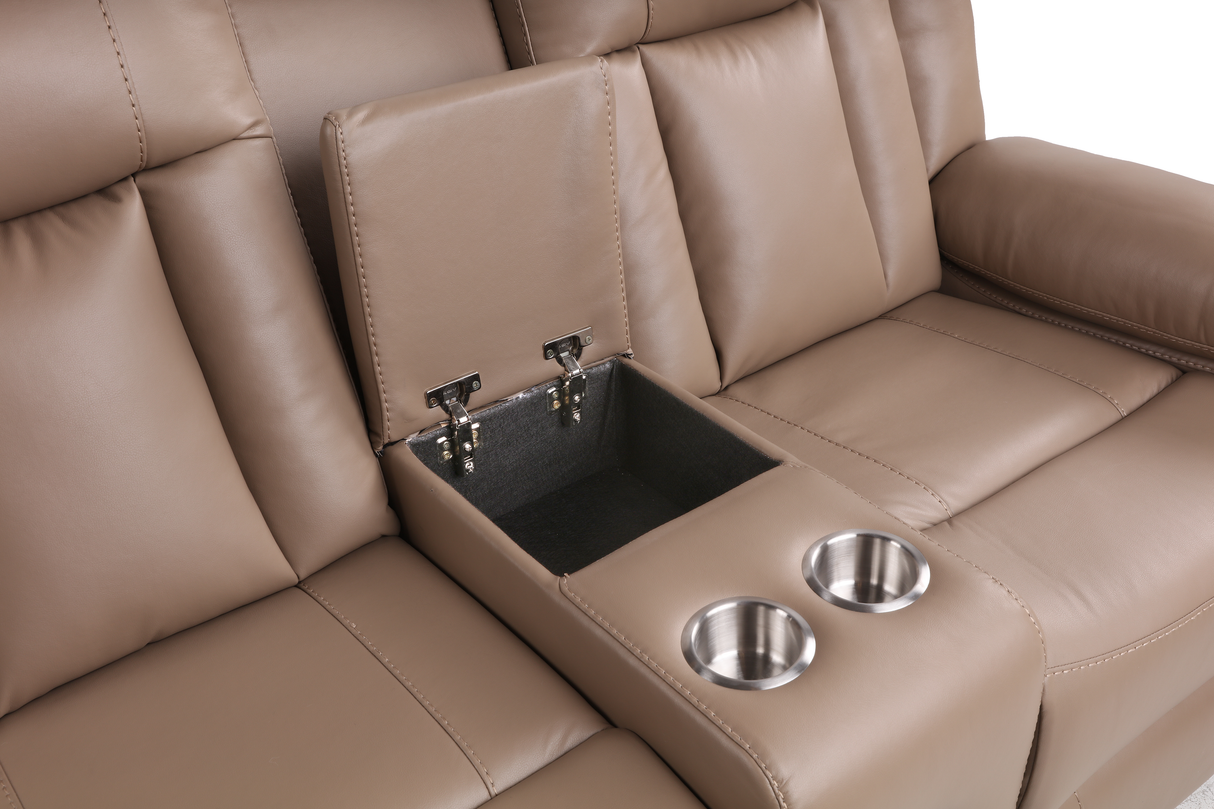 3 Piece Power Reclining Sectional by Sara Collections | Bel Furniture