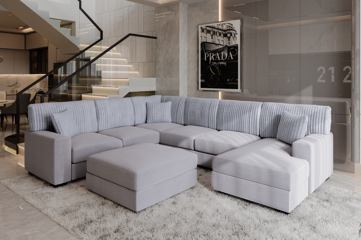 5 Piece Sectional by Sara Collections | Bel Furniture