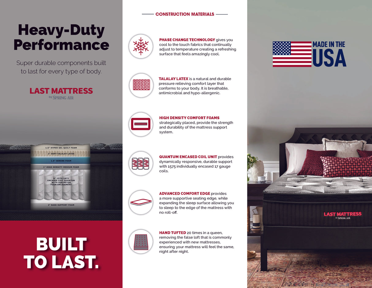 APHRODITE MATTRESS (LAST MATTRESS) by Spring Air | Bel Furniture