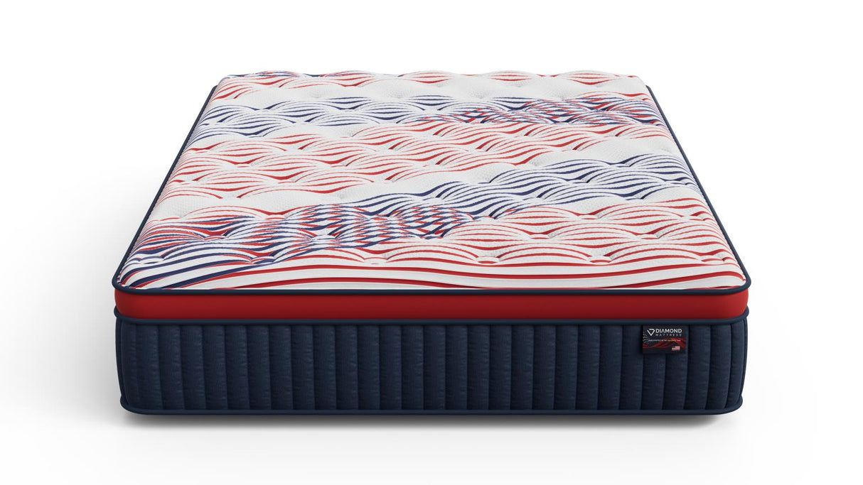 Freedom Euro Top 14" Medium Plush Mattress with Cooling Copper Memory Foam