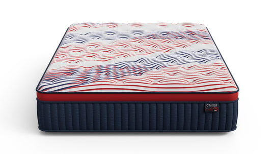 Freedom Euro Top 14" Medium Plush Mattress with Cooling Copper Memory Foam