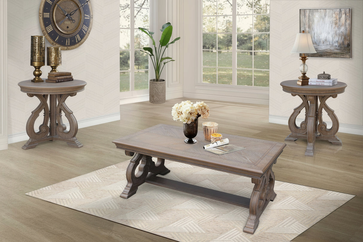 3 Piece Coffee Table Set by Mollai Collections | Bel Furniture