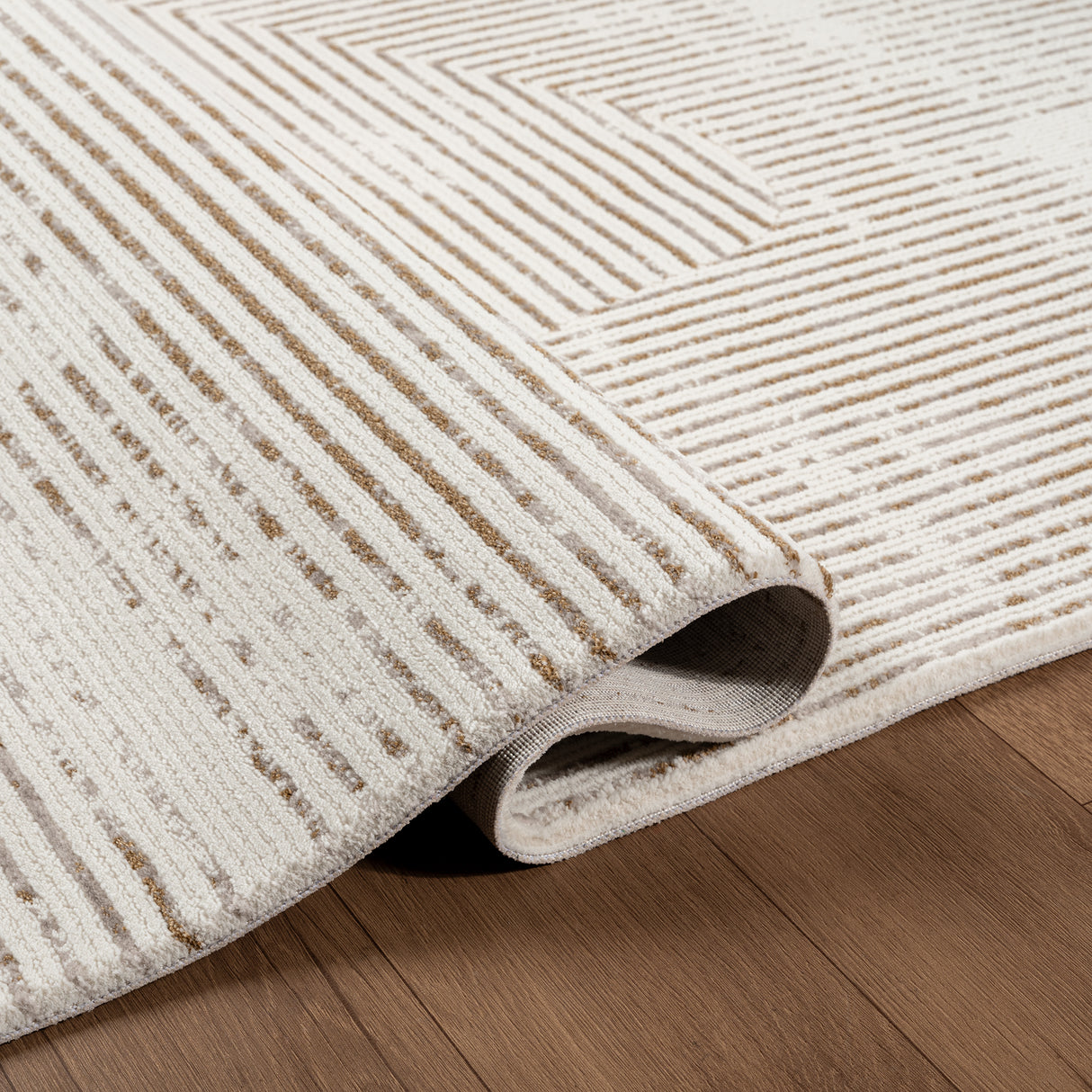 .Myra Ivory Power-Loomed Area Rug - 6' 6" x 9' 0"