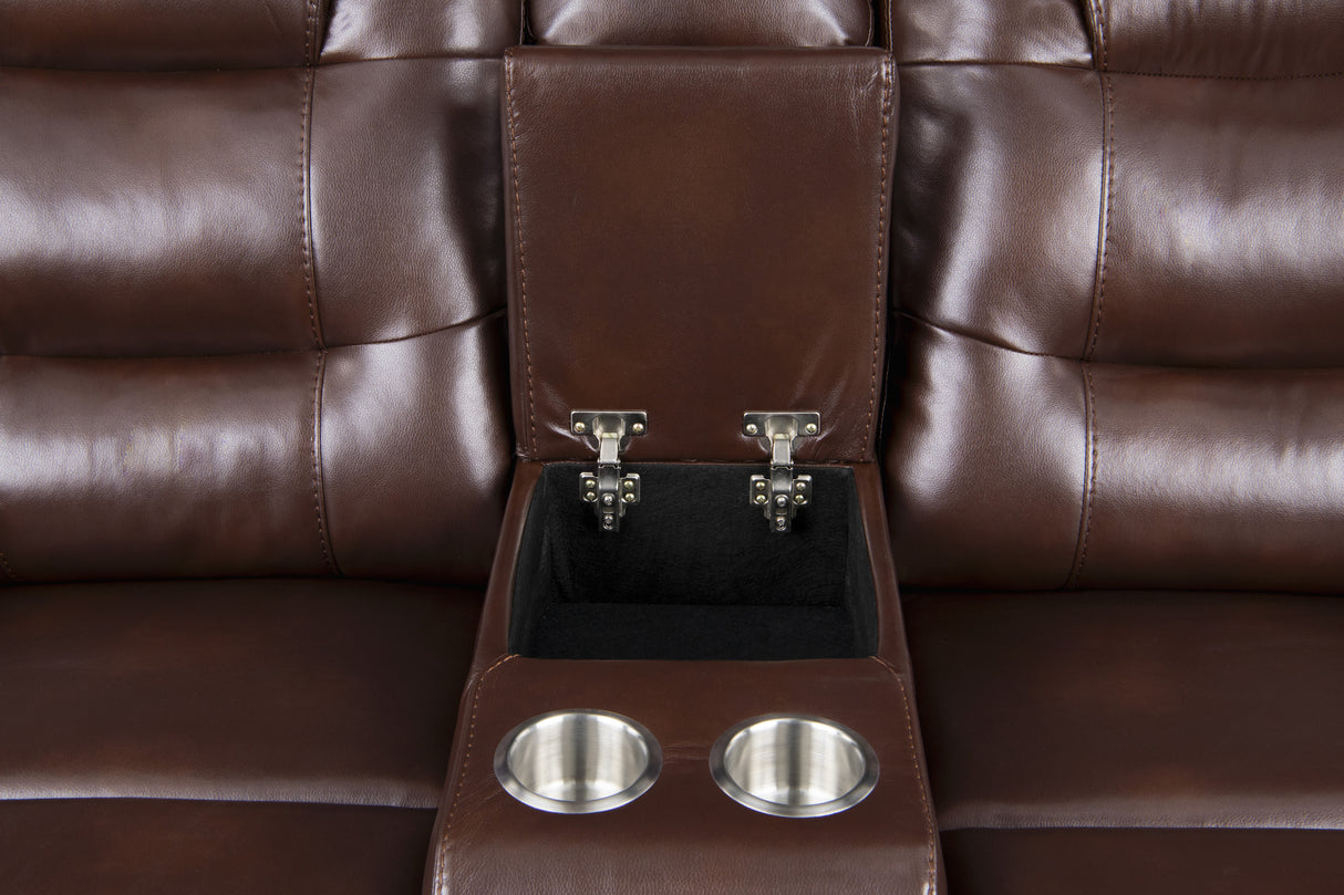 3 Piece Power Reclining Living Room Set by Sara Collections | Bel Furniture