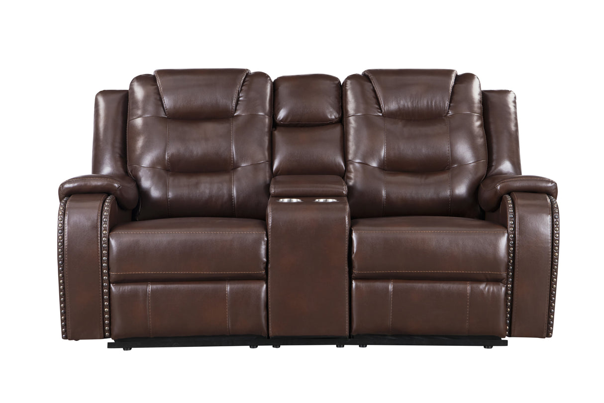 3 Piece Power Reclining Living Room Set by Sara Collections | Bel Furniture