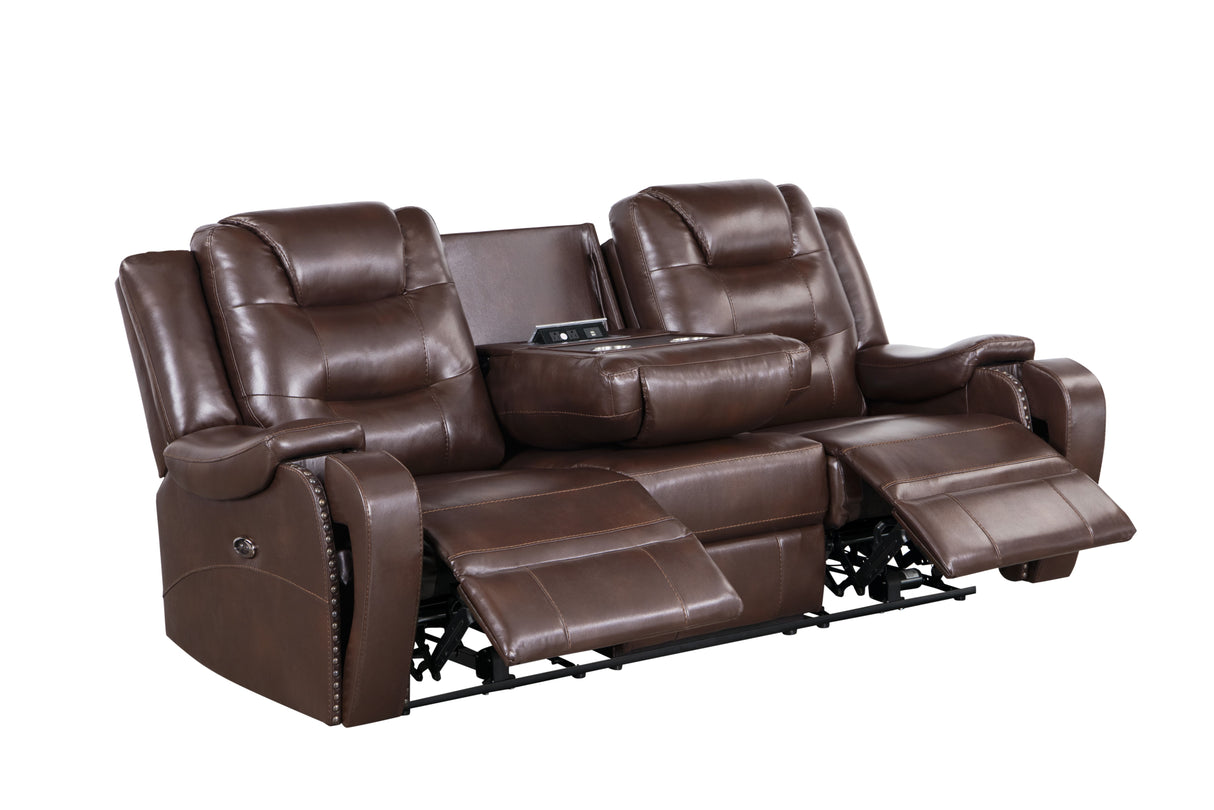 3 Piece Power Reclining Living Room Set by Sara Collections | Bel Furniture