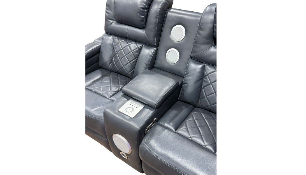 3 Piece Power Reclining Sectional by Sara Collections | Bel Furniture