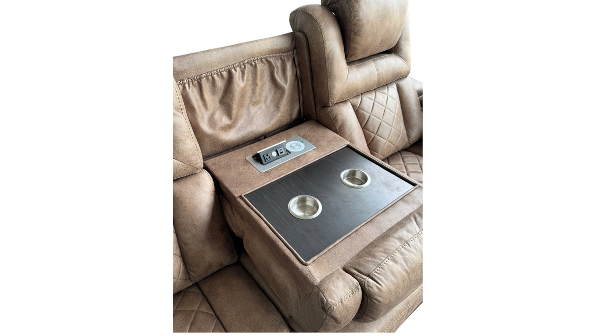 3 Piece Power Reclining Living Room Set by Sara Collections | Bel Furniture