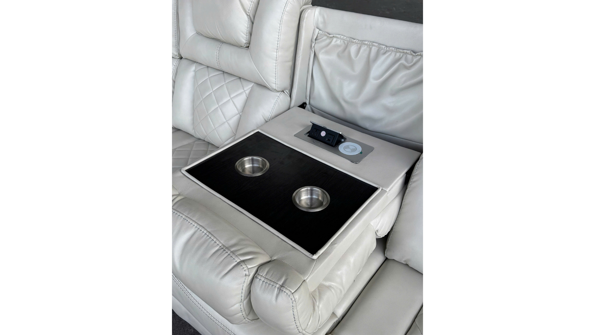 3 Piece Power Reclining Sectional by Sara Collections | Bel Furniture