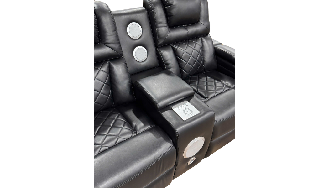 3 Piece Power Reclining Living Room Set by Sara Collections | Bel Furniture