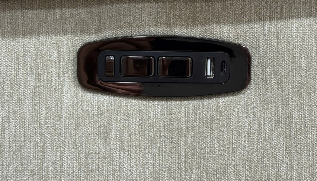 4 Piece Modern Power Reclining Sectional with LED Lights, Storage, and USB Charging Ports by Sara Collections | Bel Furniture