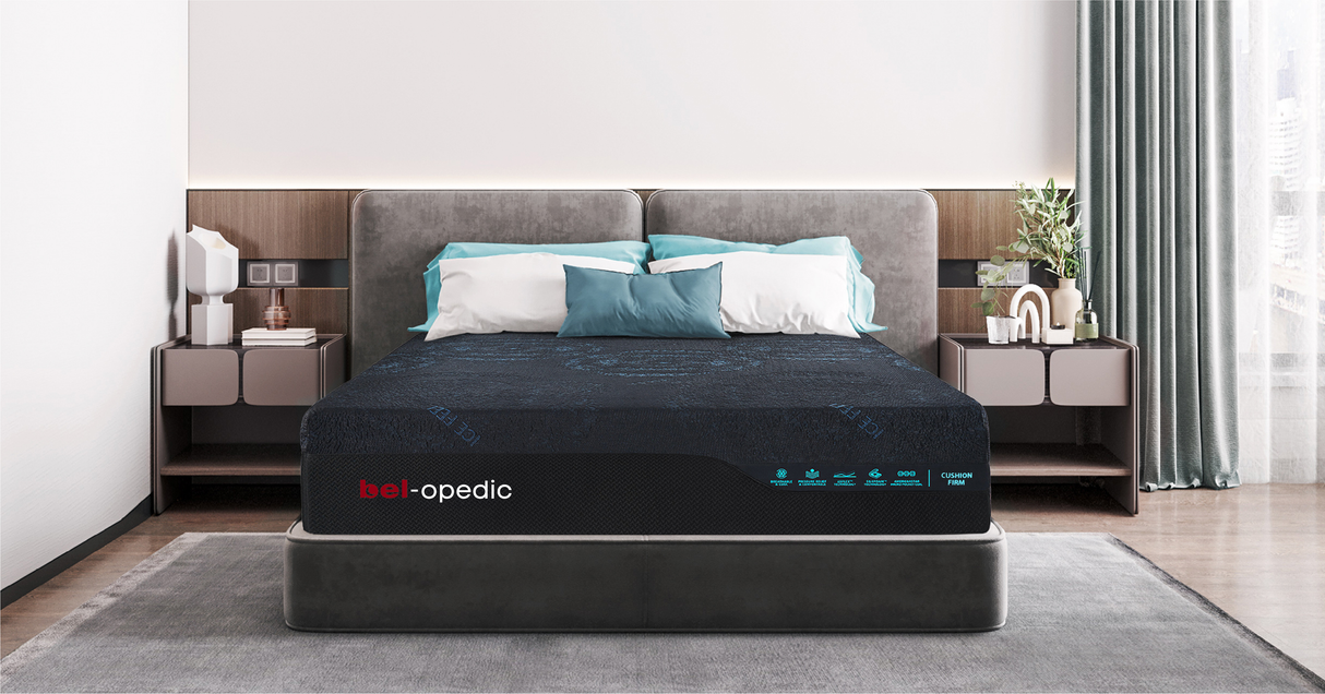 Bucca Cushion Firm 13" Mattress by bel-opedic | Bel Furniture