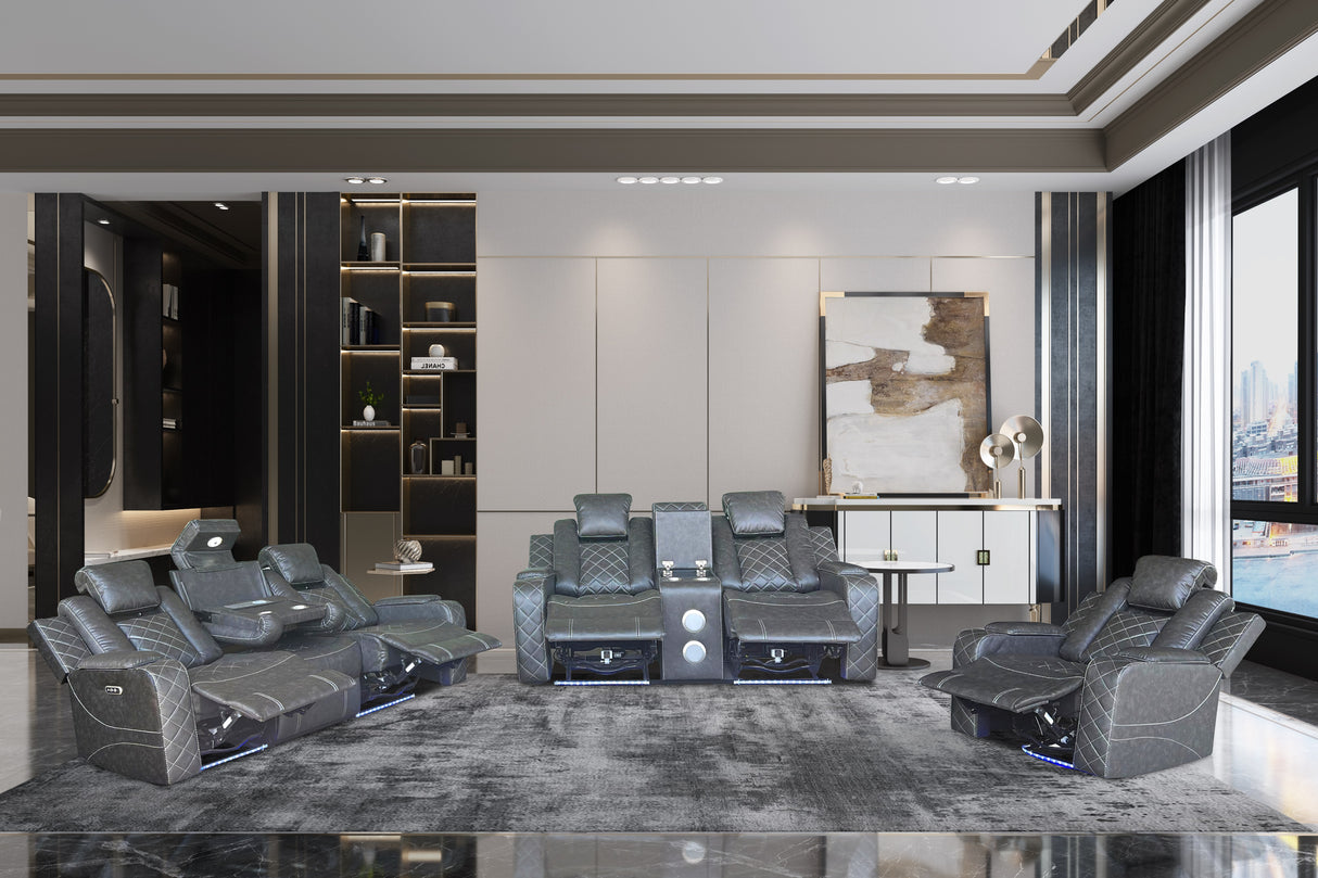 3 PIECE POWER RECLINING LIVING ROOM SET by Sara Collections | Bel Furniture