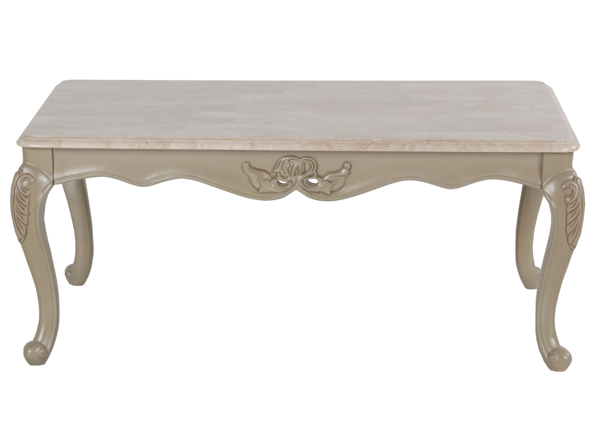 3 Piece Coffee Table Set with Real Marble Tabletops by Mollai Collections | Bel Furniture