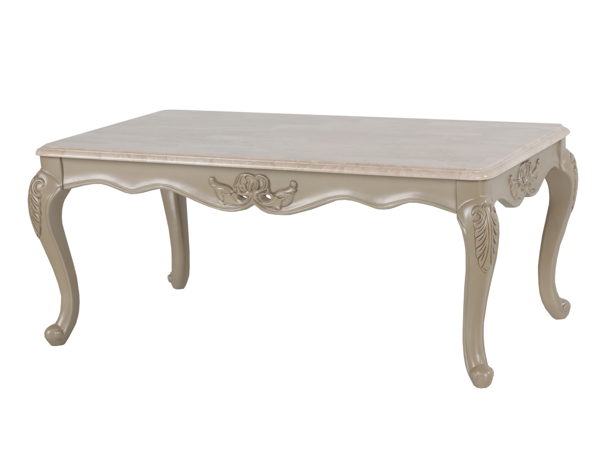 3 Piece Coffee Table Set with Real Marble Tabletops by Mollai Collections | Bel Furniture