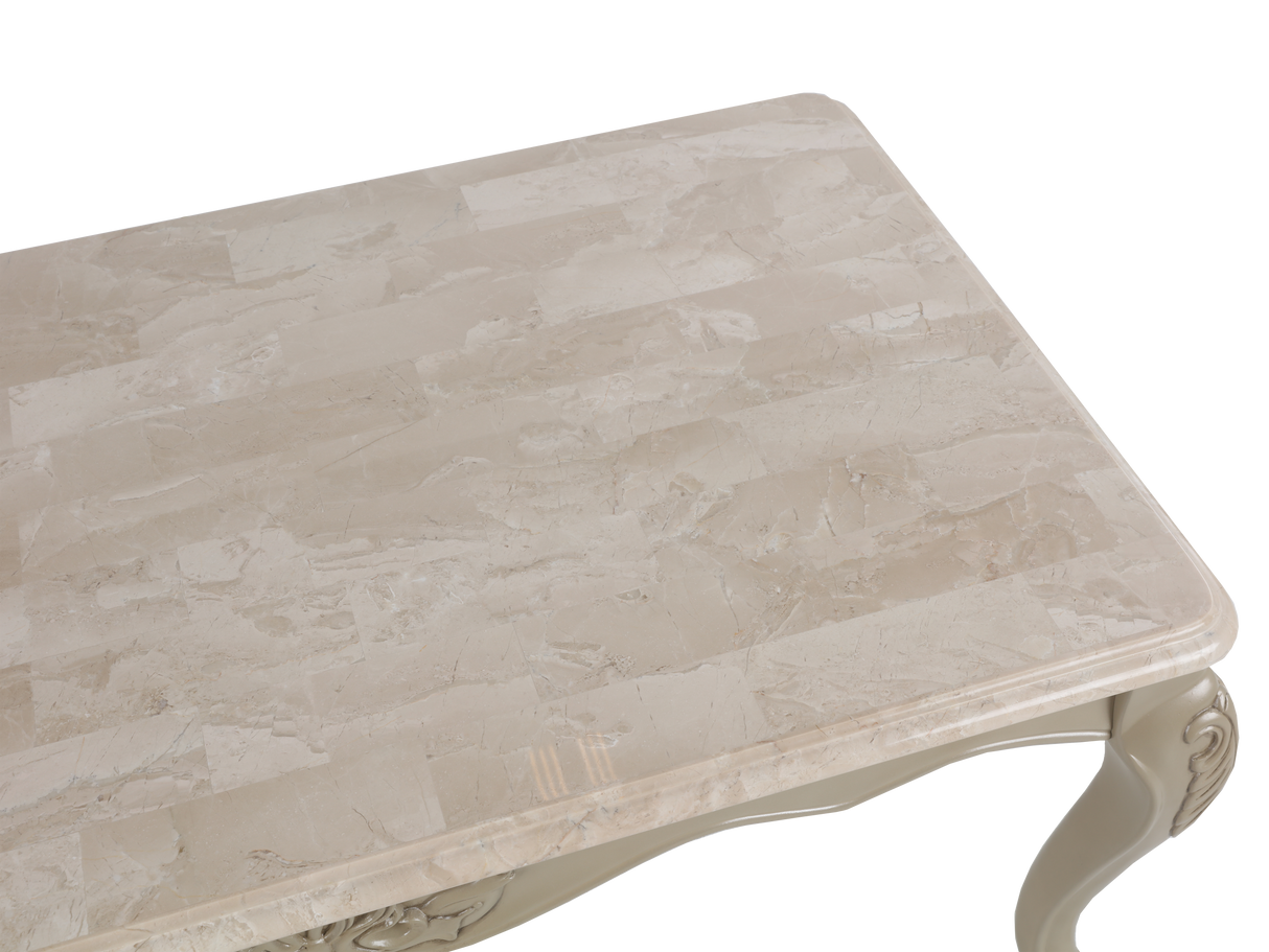 3 Piece Coffee Table Set with Real Marble Tabletops by Mollai Collections | Bel Furniture