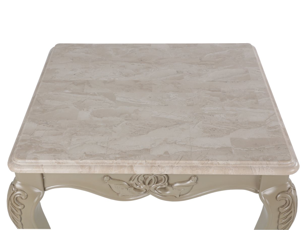 3 Piece Coffee Table Set with Real Marble Tabletops by Mollai Collections | Bel Furniture