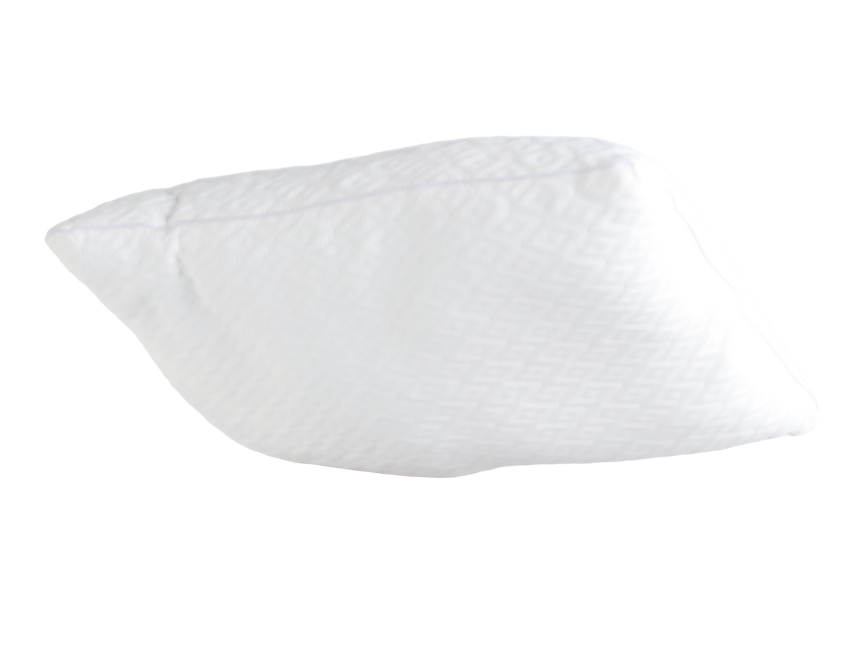 White pillow on a white background