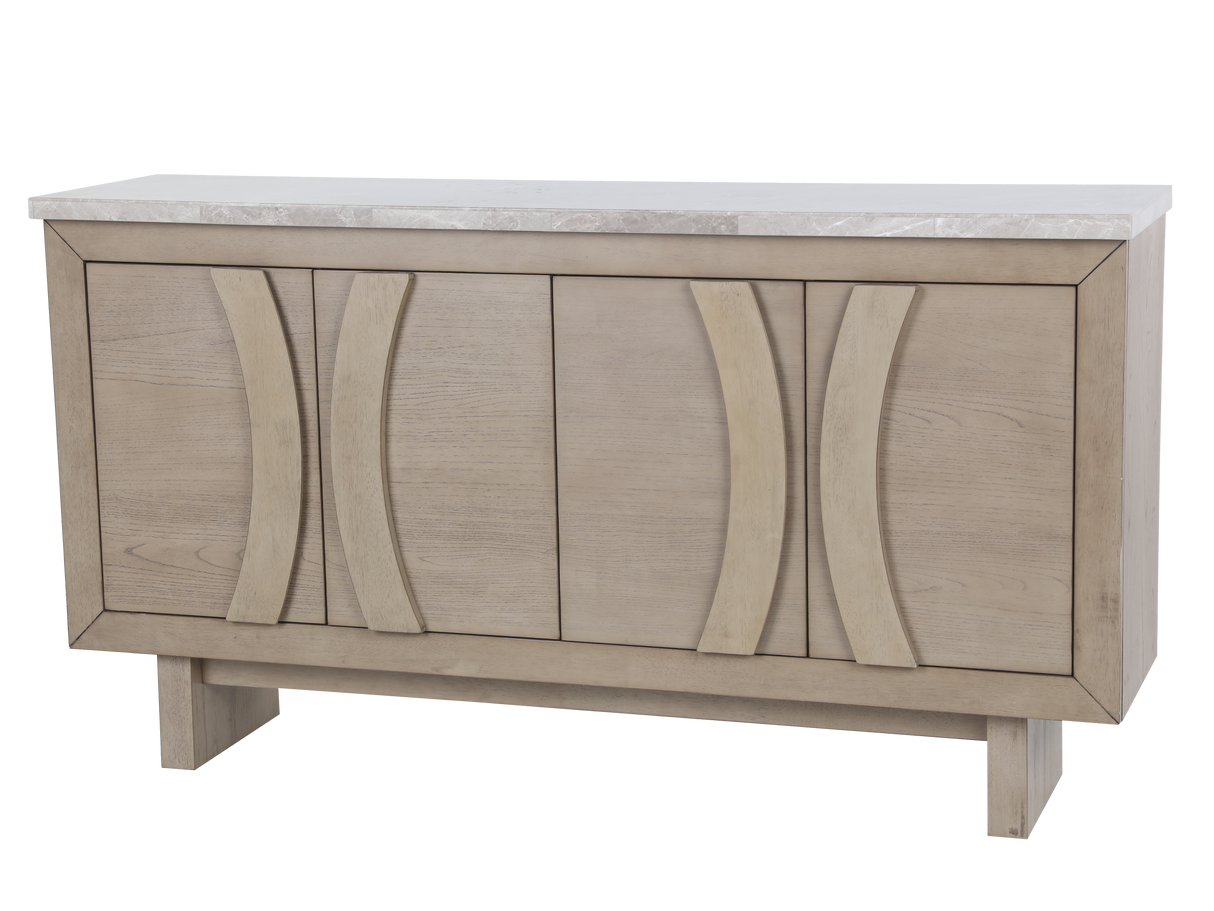 Sideboard with real marble top by Mollai Collections | Bel Furniture