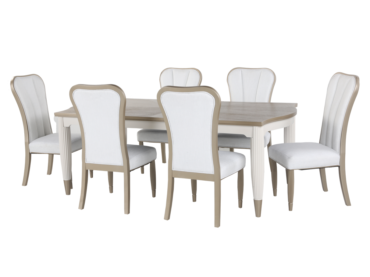 7 Piece Dining Room Set by Mollai Collections | Bel Furniture