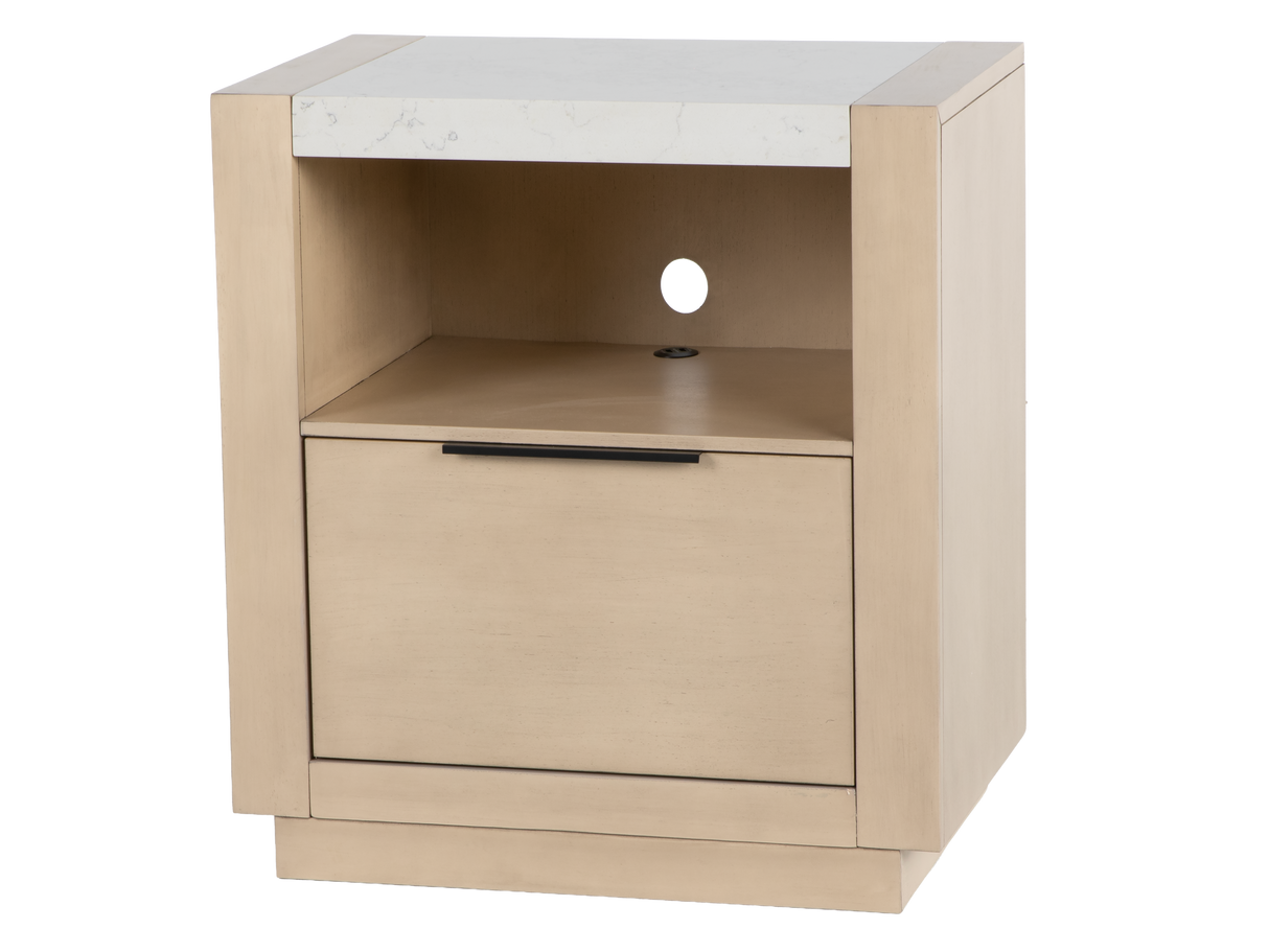 Modern Light Gray Upholstered 6-Piece Bedroom Set