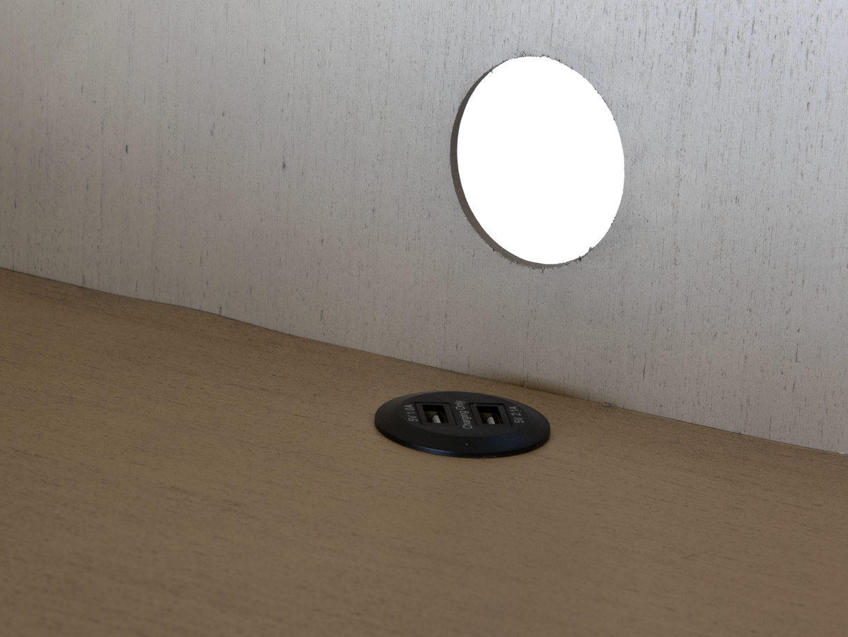 Modern Light Gray Upholstered 6-Piece Bedroom Set