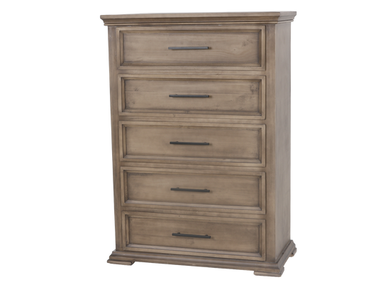 5 Drawer Rustic Chest of Drawers