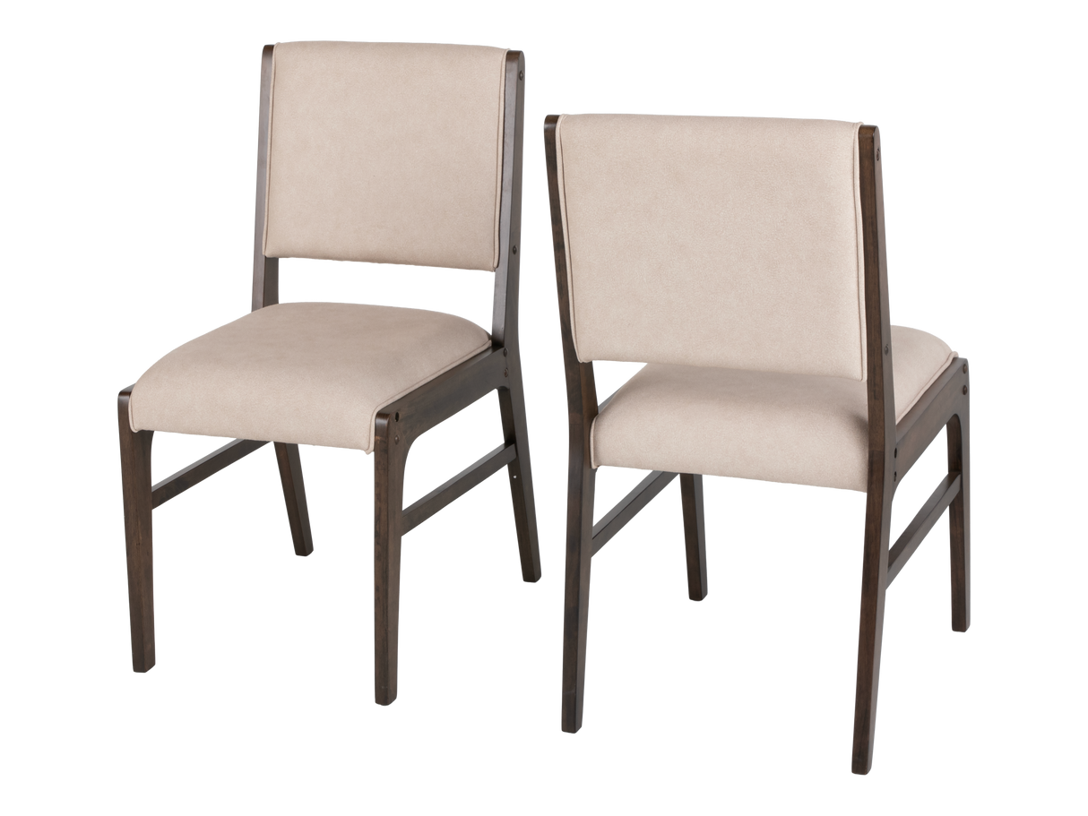 Modern Farmhouse Antique Brown & White Faux Marble 7-Piece Dining Set