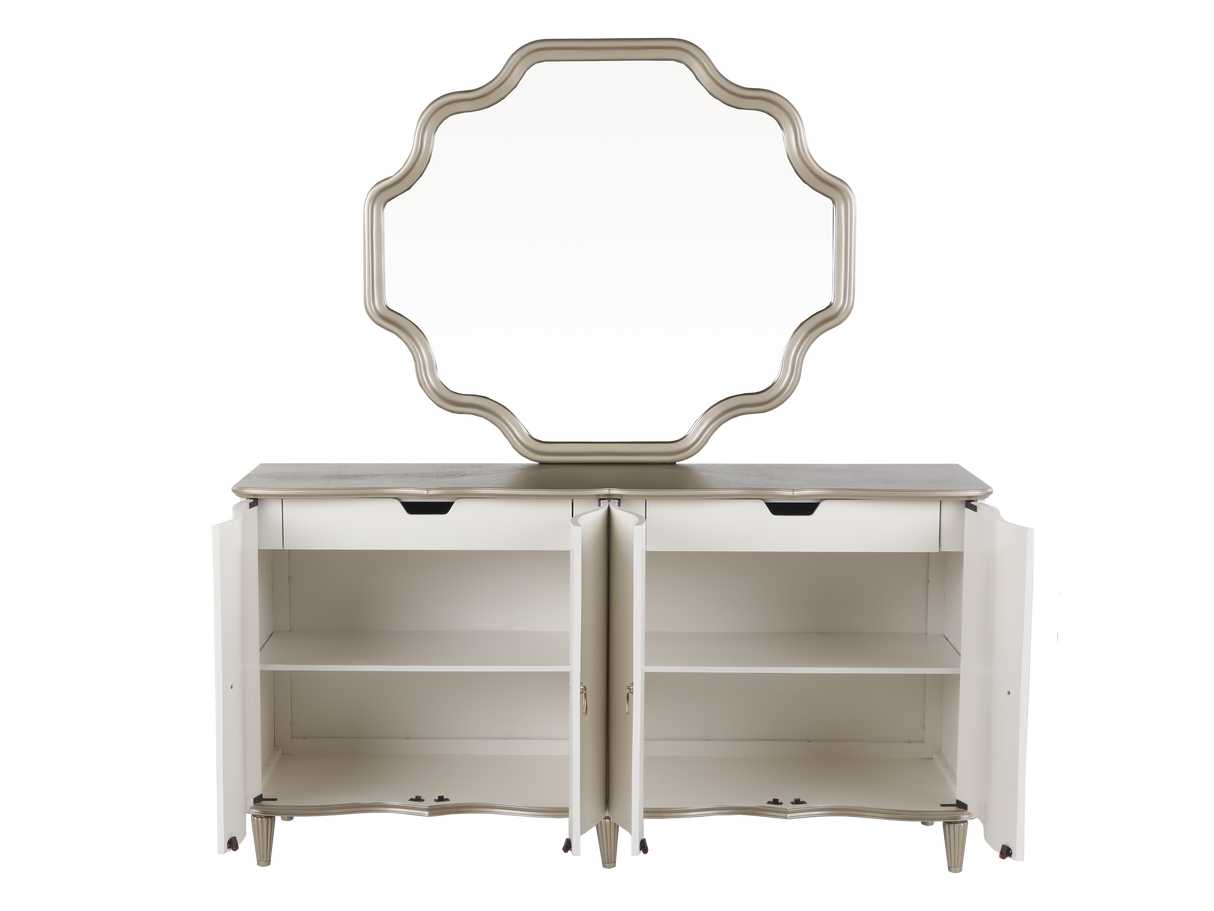 Sideboard with mirror by Mollai Collections | Bel Furniture