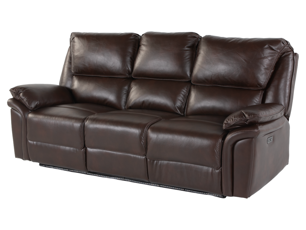 3 Piece Modern Power Reclining Living Room Set with LED Lighting