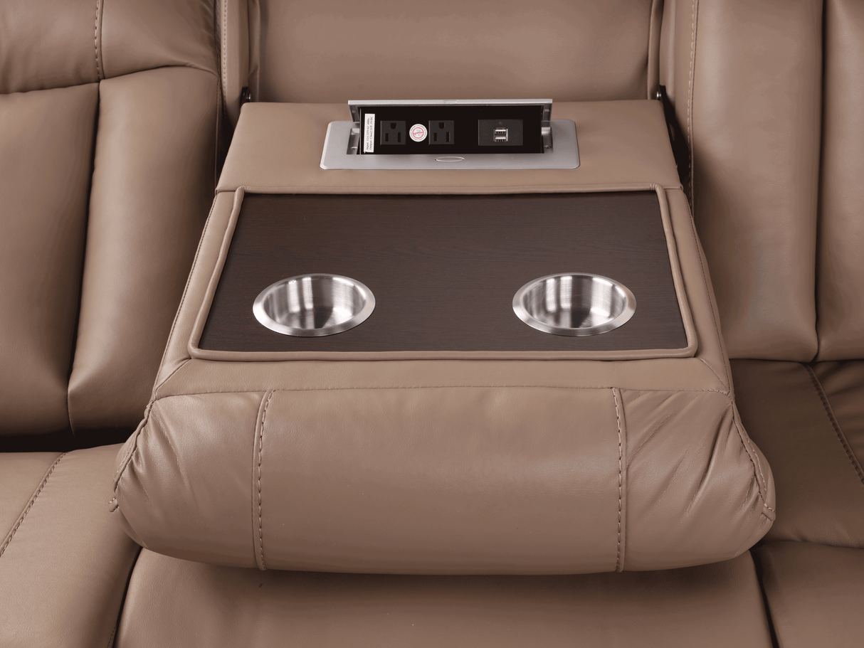 3 Piece Power Reclining Sectional by Sara Collections | Bel Furniture