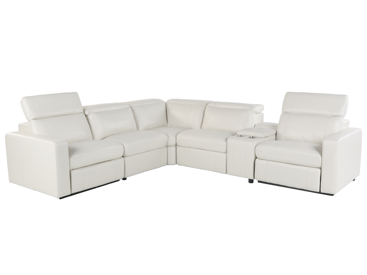 6 Piece Power Reclining Sectional