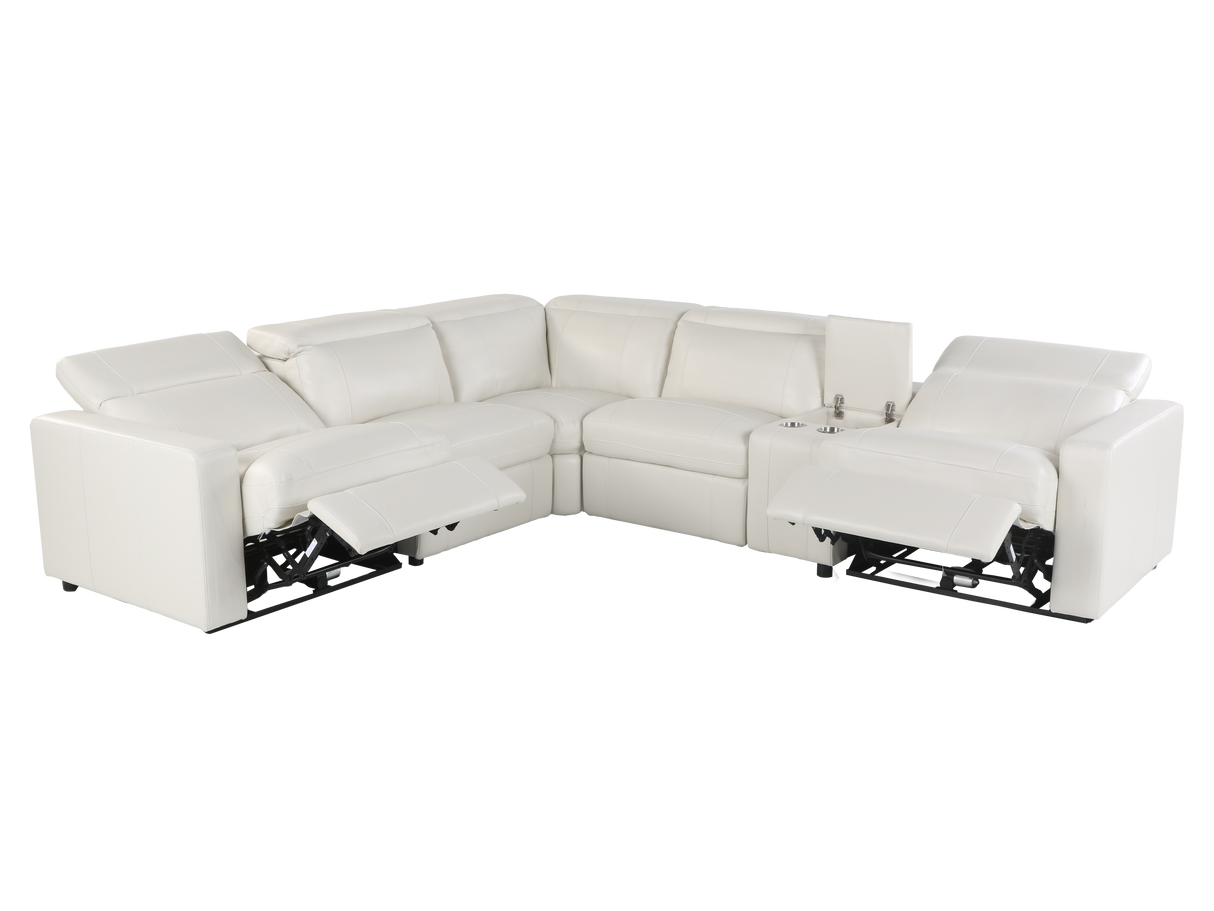 6 Piece Power Reclining Sectional