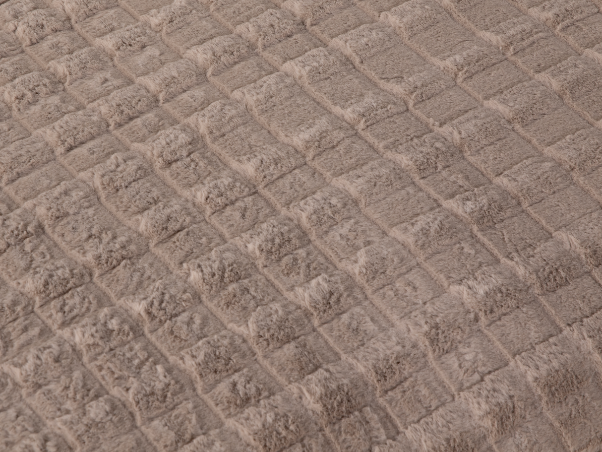 Yopin Dark Beige 3-Piece Sectional Sofa with Chaise and Pillows